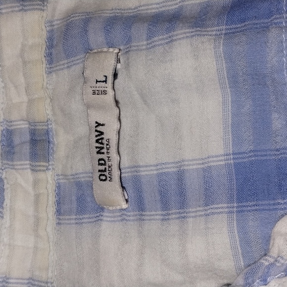 Old Navy cotton plaid shirt - Picture 2 of 8